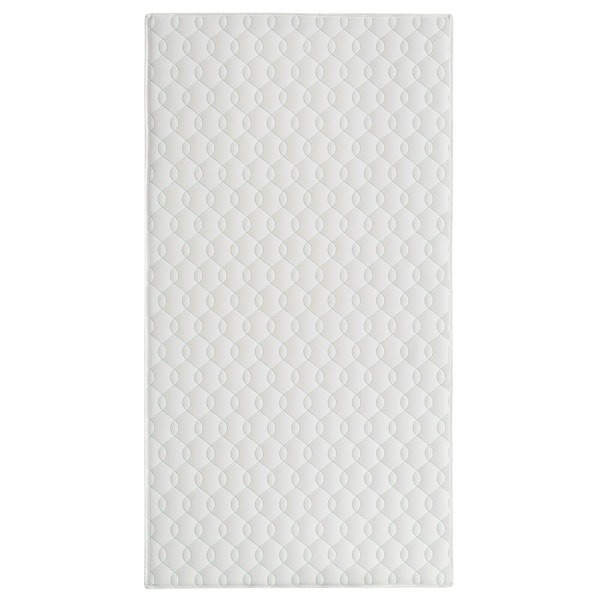 Breathable 6 Inch Blue Full Size Firm Foam Crib and Toddler Mattress