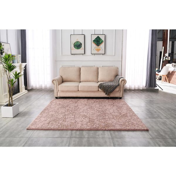 Faux-Chinchilla Area Rug - Large Sizes