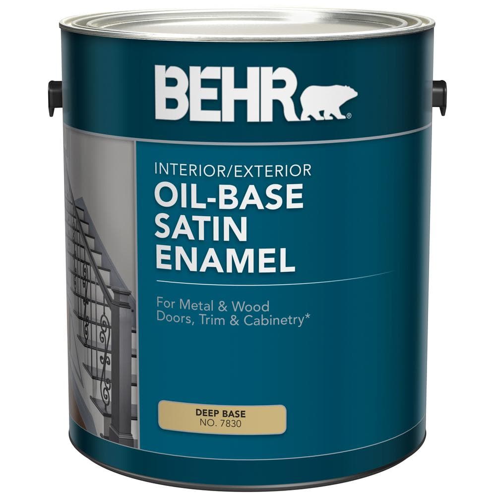 BEHR 1 Gallon Deep Base Tintable Satin Mildew Resistant Interior Paint ...