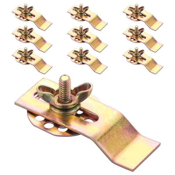 Sink Mounting Clip/Bracket in Iron 10-Pack