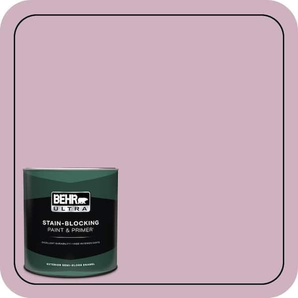 BEHR ULTRA 1 qt. #S120-3 Candlelight Dinner Semi-Gloss Enamel Exterior Paint & Primer
