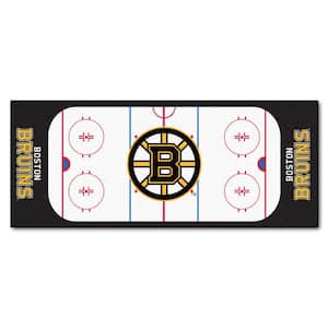 Boston Bruins 3 ft. x 6 ft. Rink Rug Runner Rug