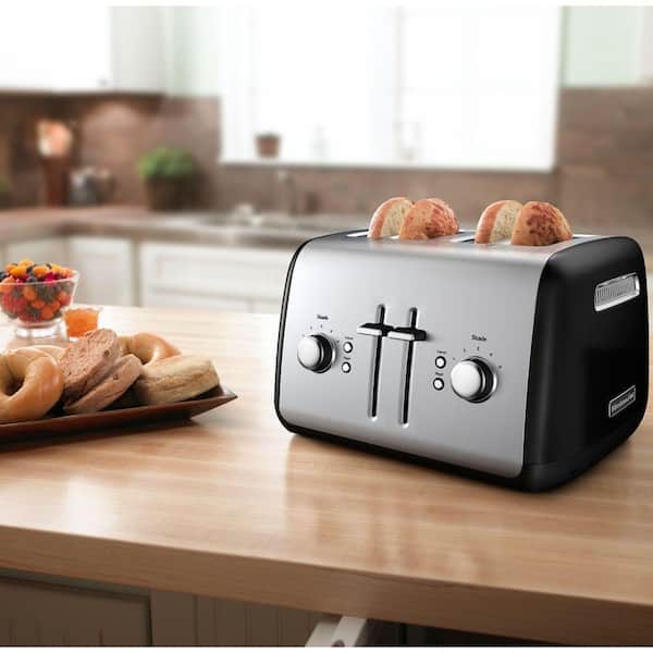 2-slot toaster, 1100W, Onyx Black color - KitchenAid brand