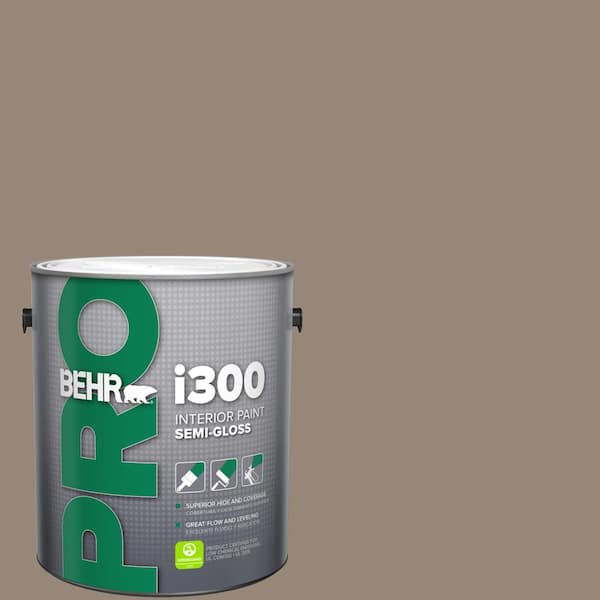 BEHR PRO 1 gal. #PPU5-06A Light Truffle Semi-Gloss Interior Paint