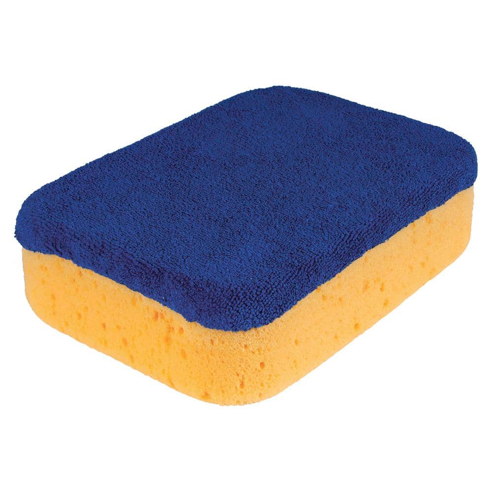 QEP 7 in. x 5.5 in. x 2 in. Microfiber Polishing Sponge for