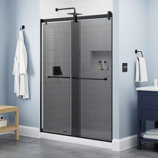 1200 mm Sliding Shower Door 6mm Tempered Easy Clean Glass Bathroom Sliding Shower Door 