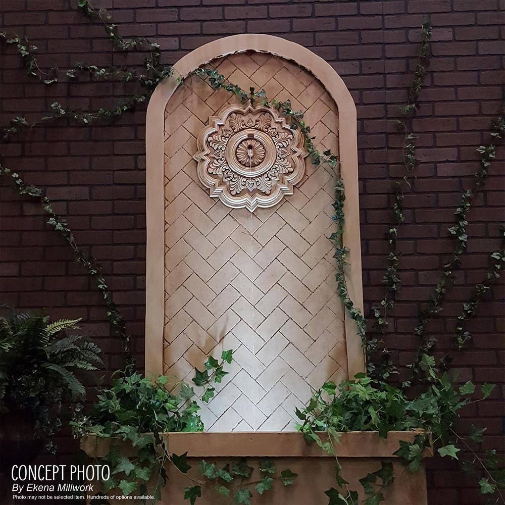 9-Inch Unfinished Round Split Ceiling Medallion