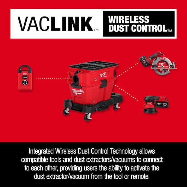 Milwaukee VACLINK Wireless Dust Control Remote 0952-20 - The Home