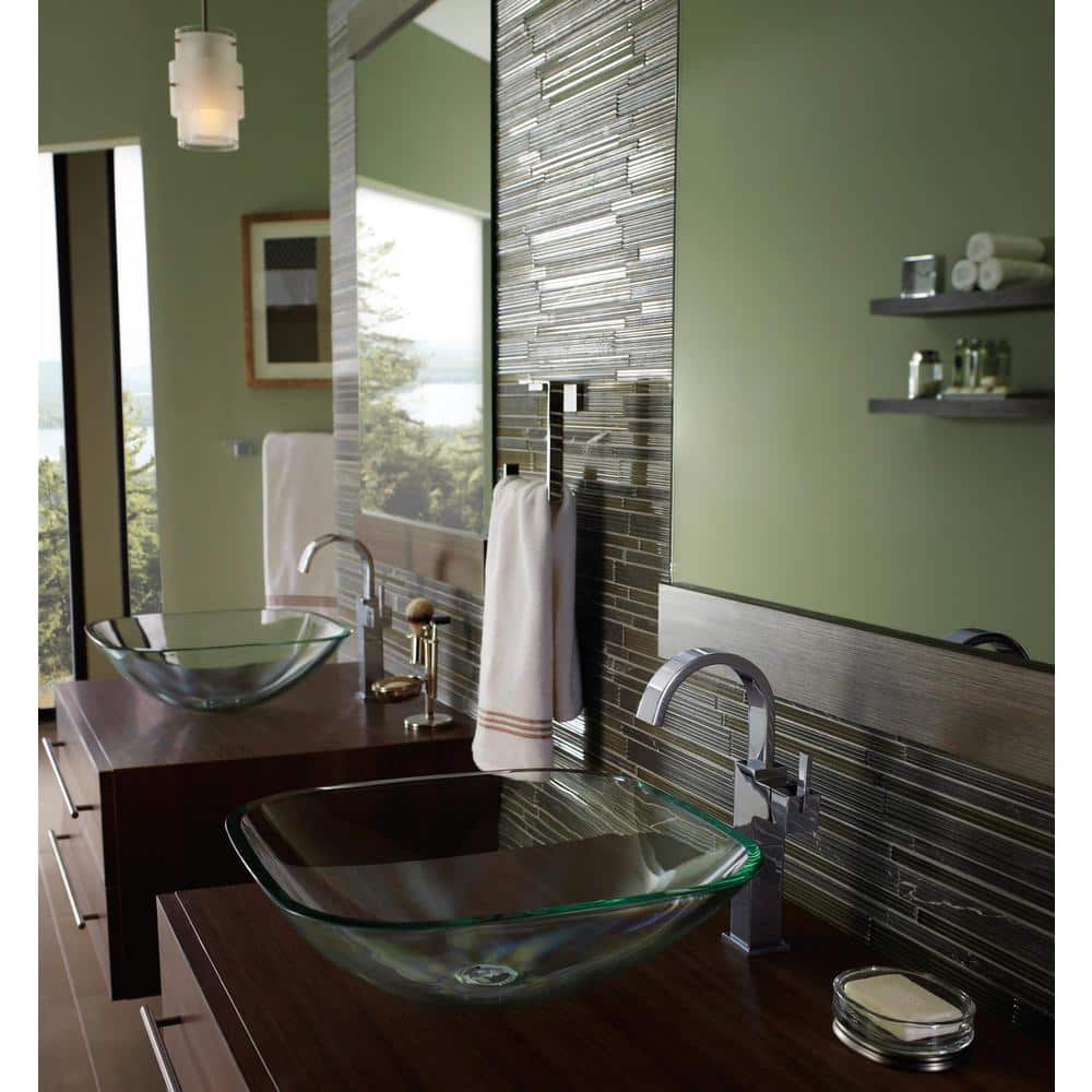 Chrome Single Handle Vessel Bathroom Faucet