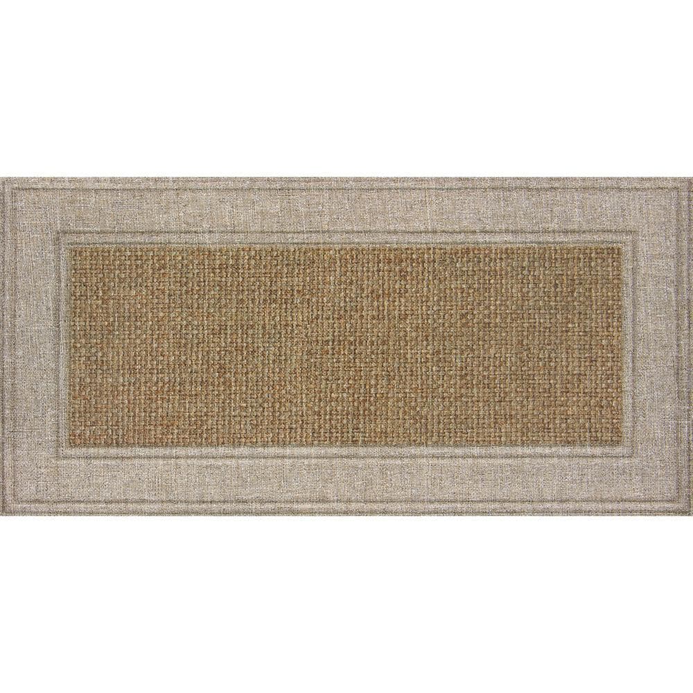 StyleWell Basket Weave 23 in. x 47 in. Sisal Doormat 60662285923x47 - The Home Depot
