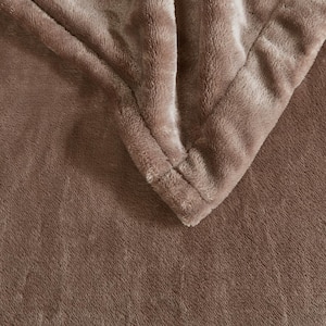 100 in. x 90 in. Heated Plush Mink King Blanket