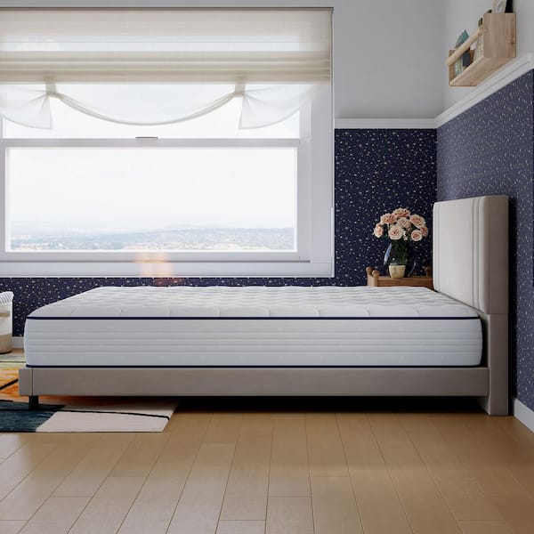 Novilla Cozy Twin Medium Firm Hybrid Mattress, 6 in. in a Box with
