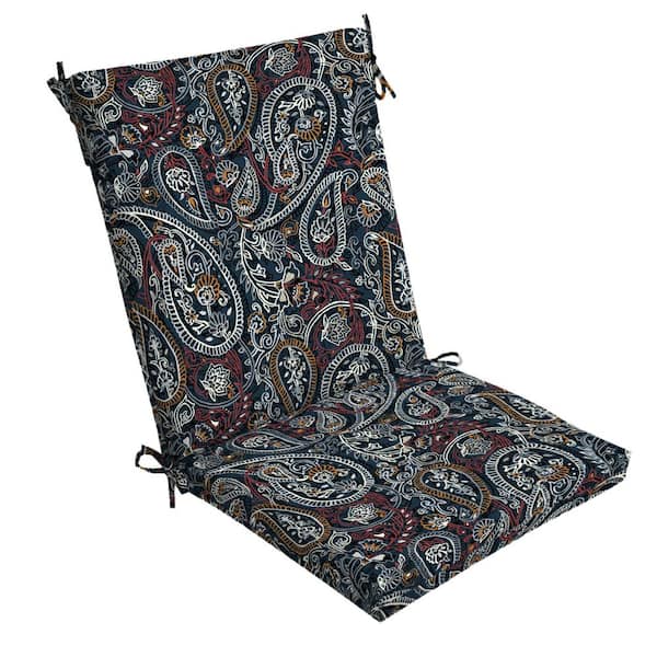 Arden Selections 20 in. x 24 in. Palmira Paisley Outdoor Chair Cushion