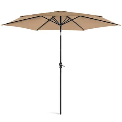 10 ft. Market Tilt Patio Umbrella in Tan