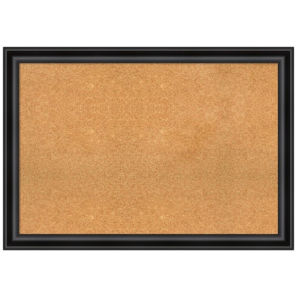 Quartet Self Stick Natural Cork Panel, Dark Brown - 4 pack 12x12