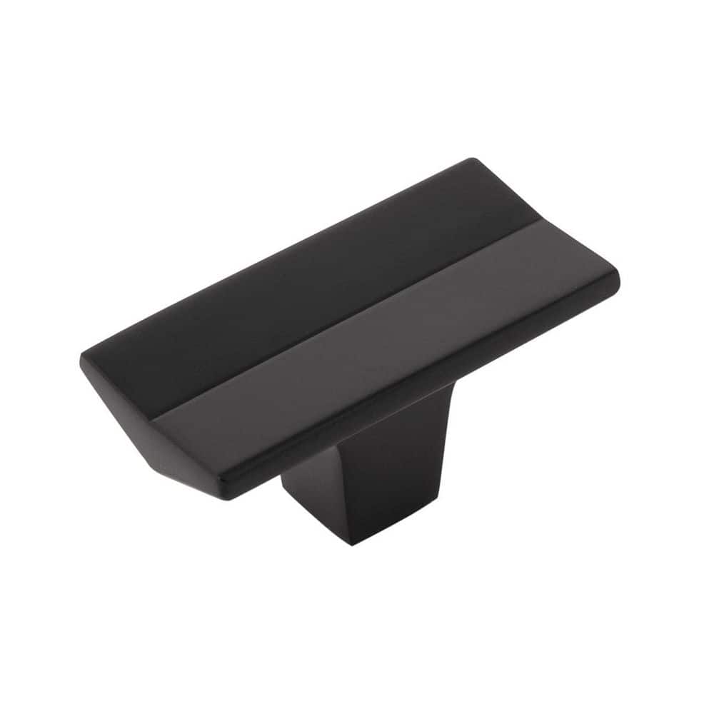 Avenue Collection Knob 2 Inch x 1 Inch Matte Black Finish Rectangle Cabinet Knob price history on PriceWatchPro