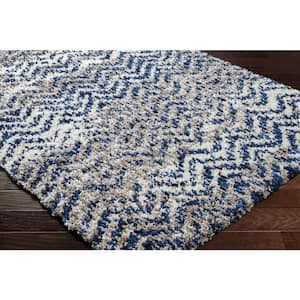 Ultra Shag Gray Modern 7 ft. x 10 ft. Indoor Area Rug