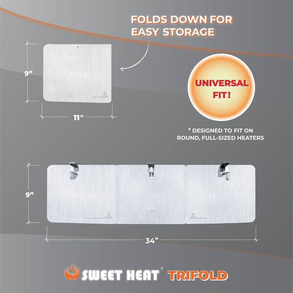 Heat Reflector For Fire Pit Sweet Heat Patio Heater Reflector