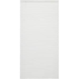 White Cordless Light Filtering Vinyl Mini Blinds with 1 in. Slats - 34 in. W x 64 in. L