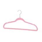 Pink Velvet Shirt Hangers 10-Pack