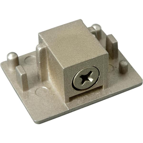 Progress Lighting Brushed Nickel Track Lighting Dead End Cap