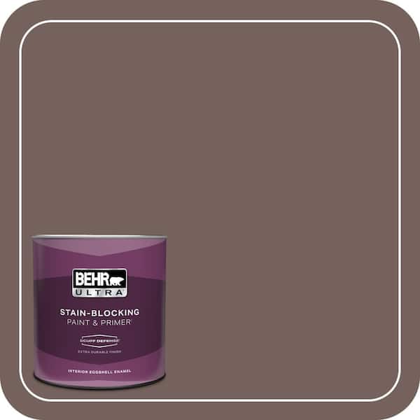 BEHR ULTRA 1 qt. #730B-6 Sweet Truffle Extra Durable Eggshell Enamel Interior Paint & Primer