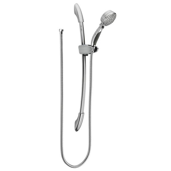 Delta 9-Spray Wall Bar Shower Kit with Hand Shower ActivTouch and Pause in Chrome