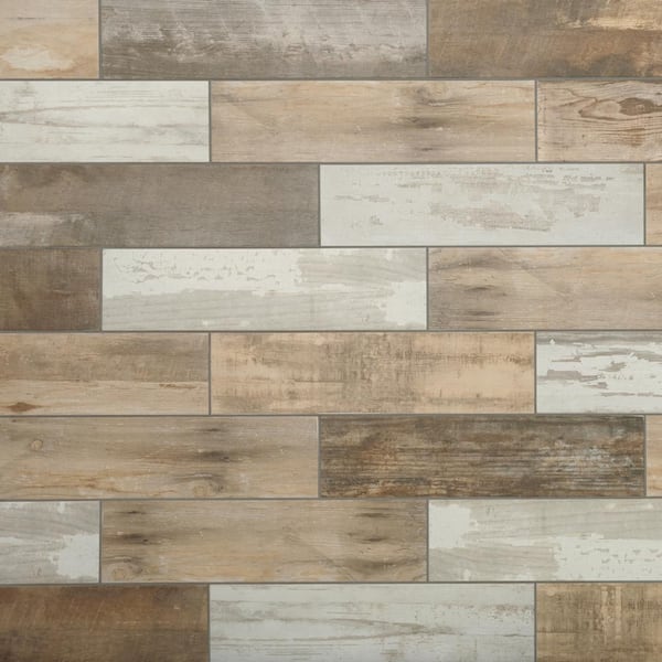 Reviews for Marazzi Montagna Wood Vintage Chic 6 in. 6 in. Glazed ...