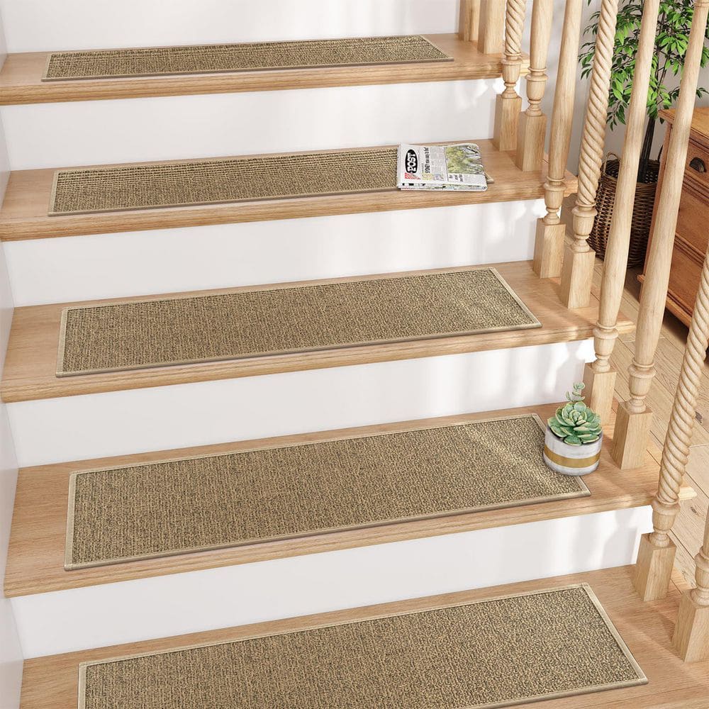 8 in. x 30 in. Chenille Stair Tread Cover (Set of 15)