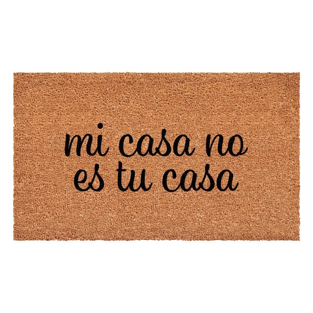 Mi Casa No Es Tu Casa Spanish Multi-Colored 17 in. x 29 in. Indoor or Outdoor Doormat price history on PriceWatchPro