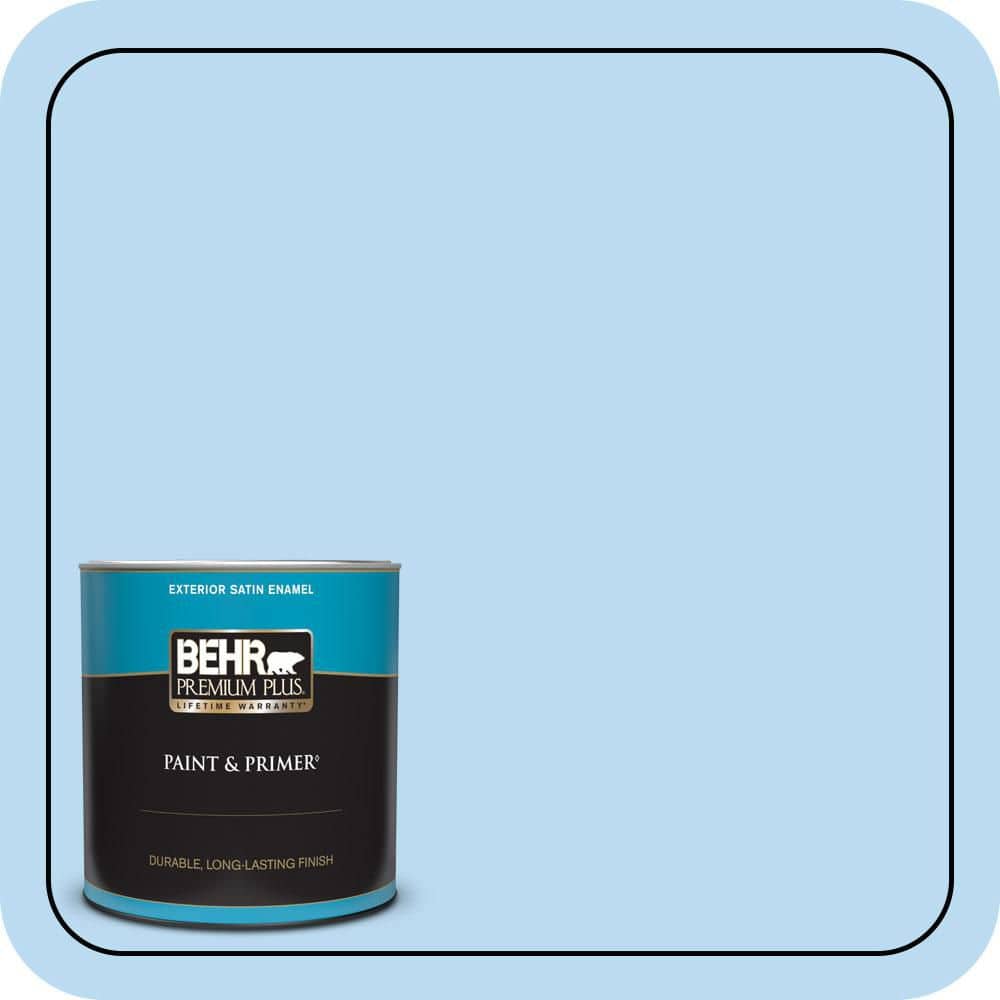 1 qt. #P510-1 Greek Isles Satin Enamel Exterior Paint & Primer price history on PriceWatchPro