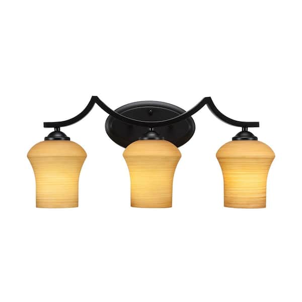 Unbranded Cleveland 8 in. 1-Light Matte Black Vanity Light