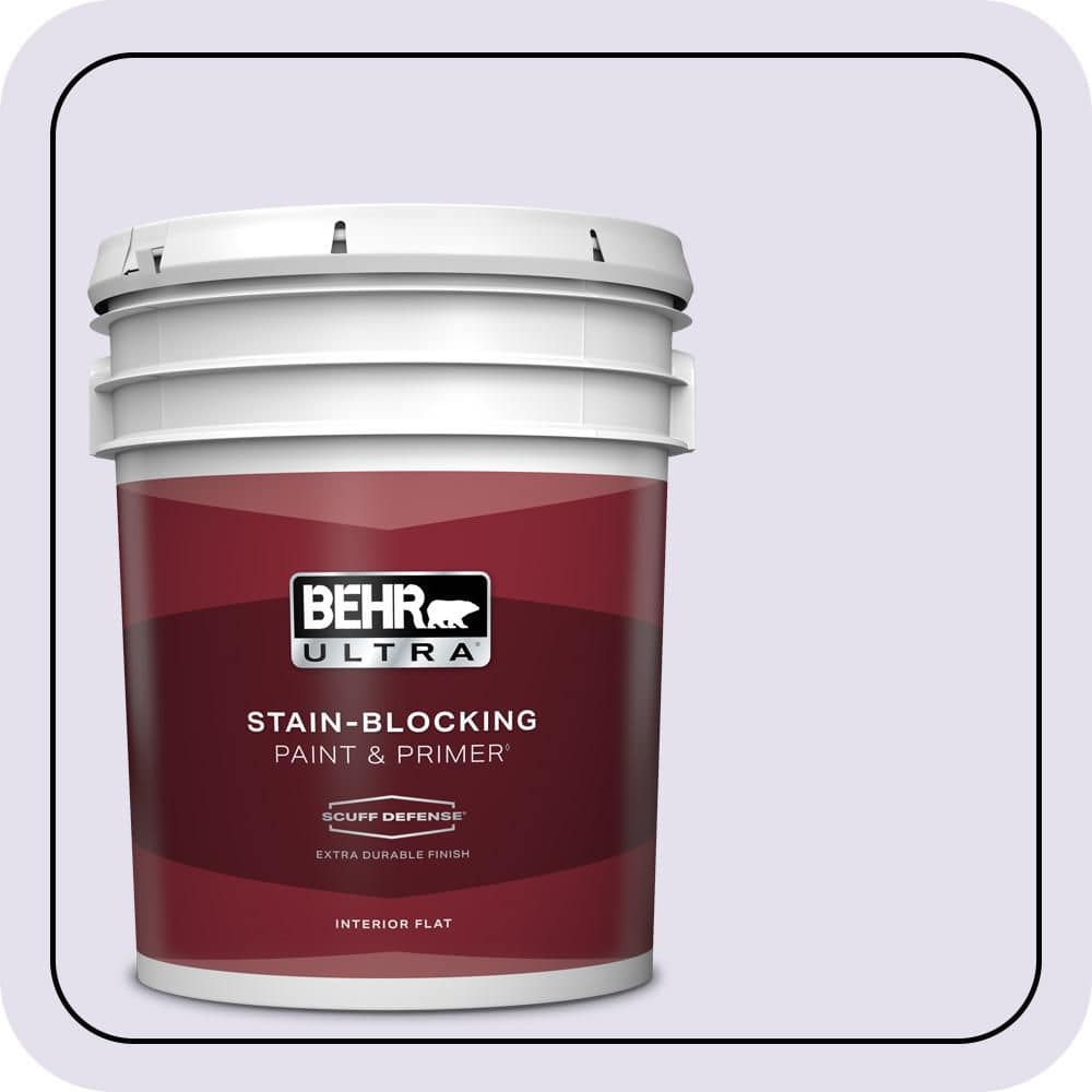 5 gal. #650C-2 Powdery Mist Extra Durable Flat Interior Paint & Primer price history on PriceWatchPro