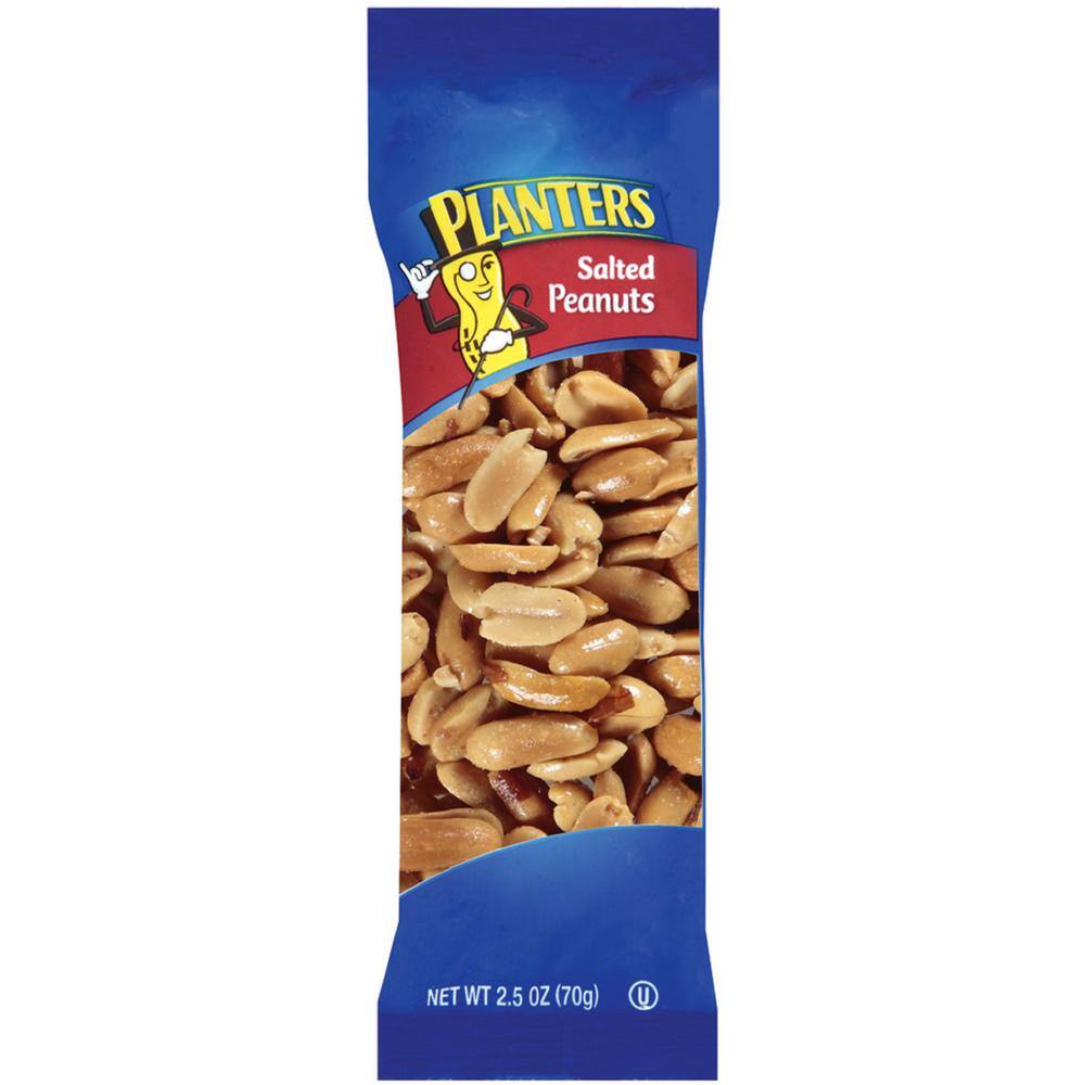 Planters Salted Peanuts – 1 Oz Bags – Pack Of 48 – Kosher – Free Express Shipping