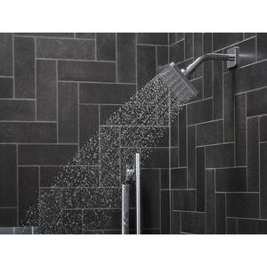Parallel 1-Spray Patterns 2.5 GPM 5 in. Wall Mount Fixed Shower Head in Vibrant Brushed Bronze