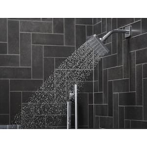 Parallel 1-Spray Patterns 1.75 GPM 5 in. Wall Mount Fixed Shower Head in Vibrant Titanium