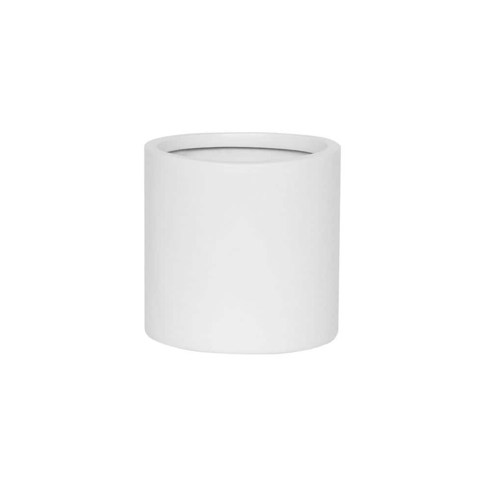 Puk 5.91 in H Matte White Color Planter- Made of Fiberstone, Small price history on PriceWatchPro