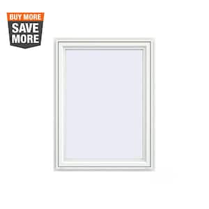 35.5 in. x 47.5 in. V-4500 Series White Vinyl Right-Handed Casement Window with Fiberglass Mesh Screen