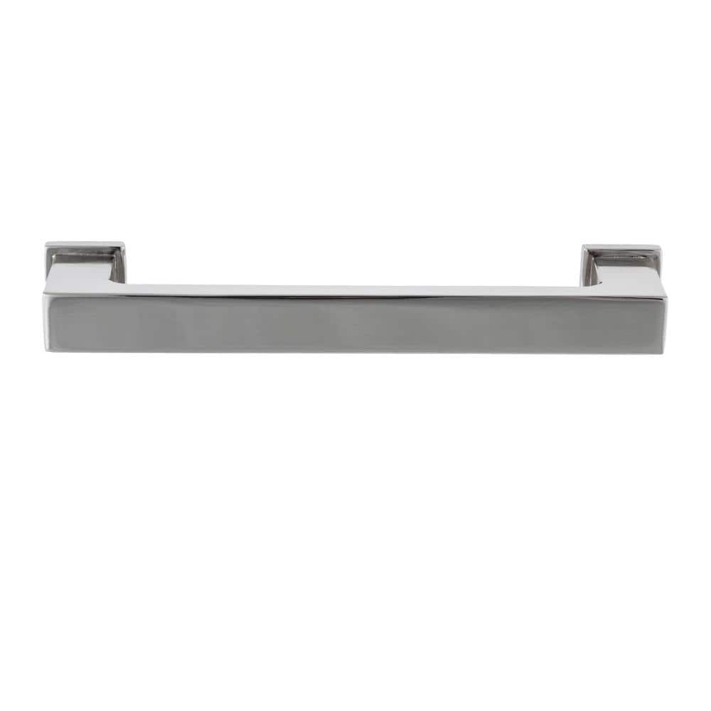 Chelsey 4-inch Polished Nickel Modern Bar Pull with Mounting Hardware