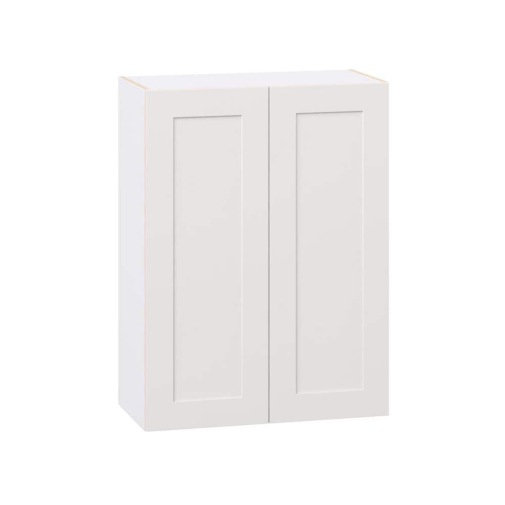 Roseland 30 in. W x 14 in. D x 40 in. H Assembled Shaker Wall Kitchen Cabinet in Warm White price history on PriceWatchPro