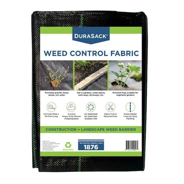 DURASACK 6.5 ft. x 20 ft. Heavy-Duty Woven Polypropylene Underlayment/Landscape Fabric