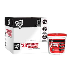 33 8 oz. White Ready-to-use Window Glazing (12-Pack)