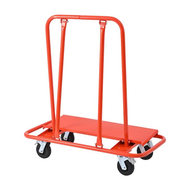 Heavy Duty Drywall Cart Panel Dolly Drywall Sheet Cart with 7 in. Swivel Wheels, 3000 lb. Load Capacity