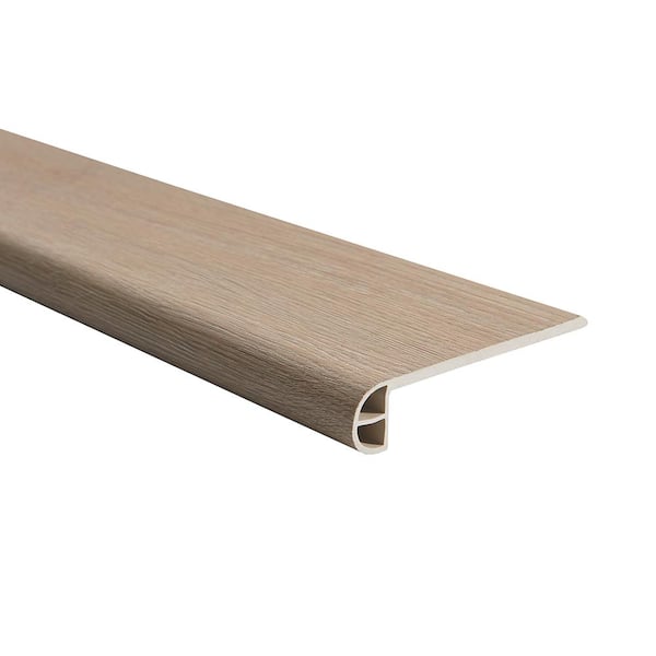Malibu Wide Plank French Oak Valencia 0.944 in. T x 4.527 in. W x 94.48 in. L Vinyl Flush Stair Nose Molding