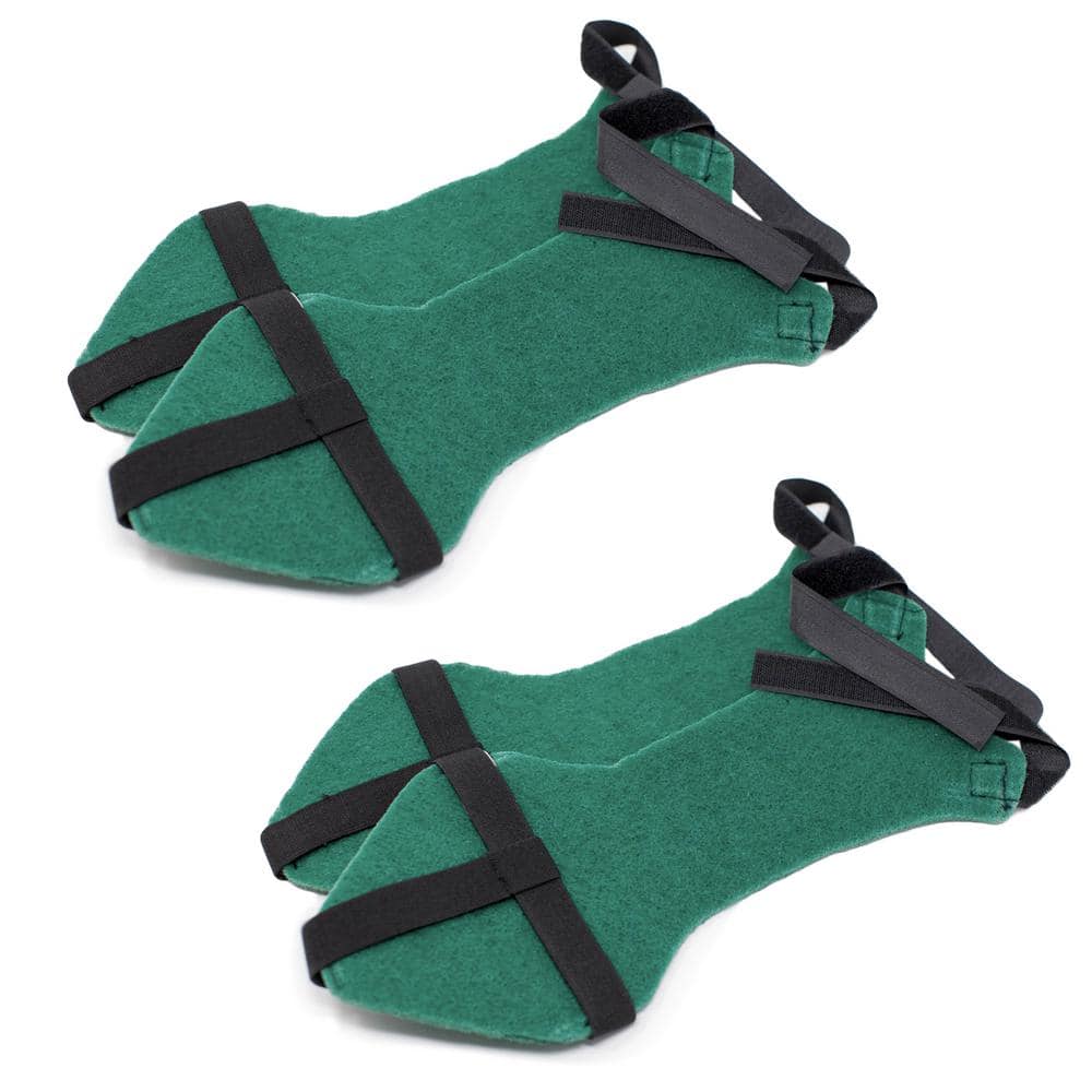 Green, Washable Shoe Scrubber for Floor Cleaning with Inbuilt Slip-Resistant, Reinforced Edges (2-Pairs) price history on PriceWatchPro