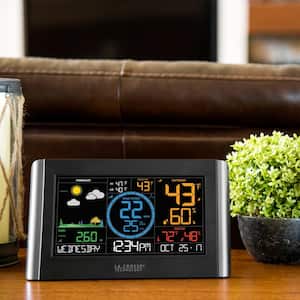 Digital Color WI-FI Professional Weather Station with Wireless Wind and Rain Sensors, Plus Bonus Display
