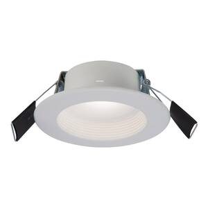 RL 4 in. Color Selectable 2700K to 5000K Remodel Canless Recessed Integrated LED Kit
