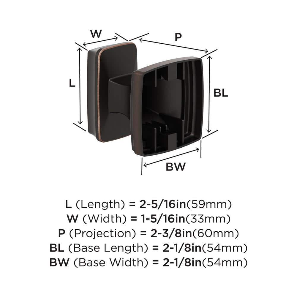 Oil-Rubbed Bronze Single Prong Bathroom Robe Hook