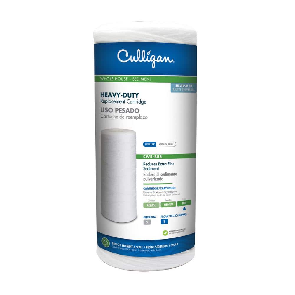 Culligan 5 Micron White Polypropylene Whole House Water Filter