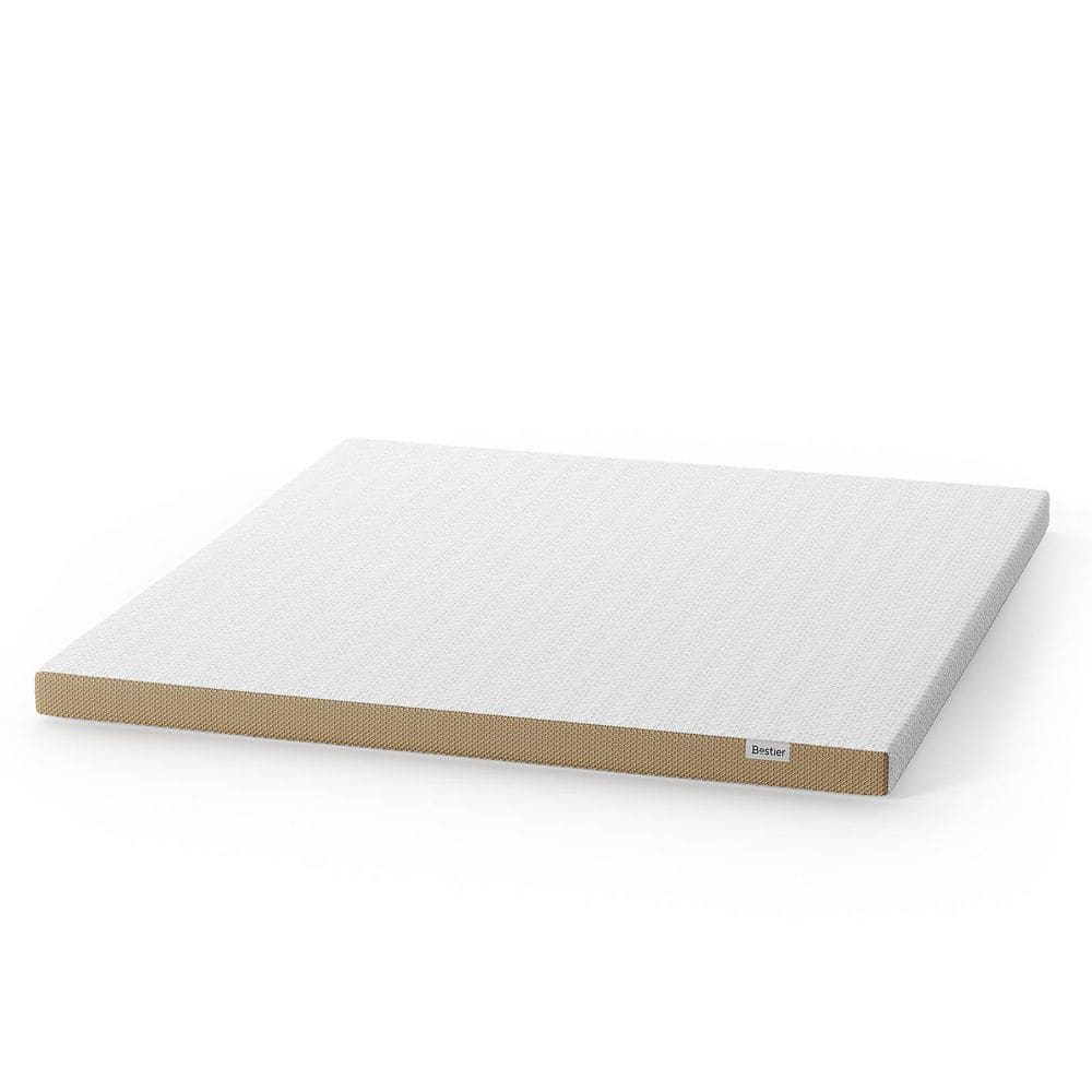 3 in. King Bamboo Gel Memory Foam Mattress Topper, Medium Firm Cooling Mattress Pad with Pressure Relief